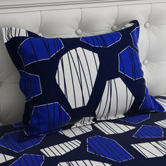 BLUE ESSENCE SATEEN BED SHEET SET