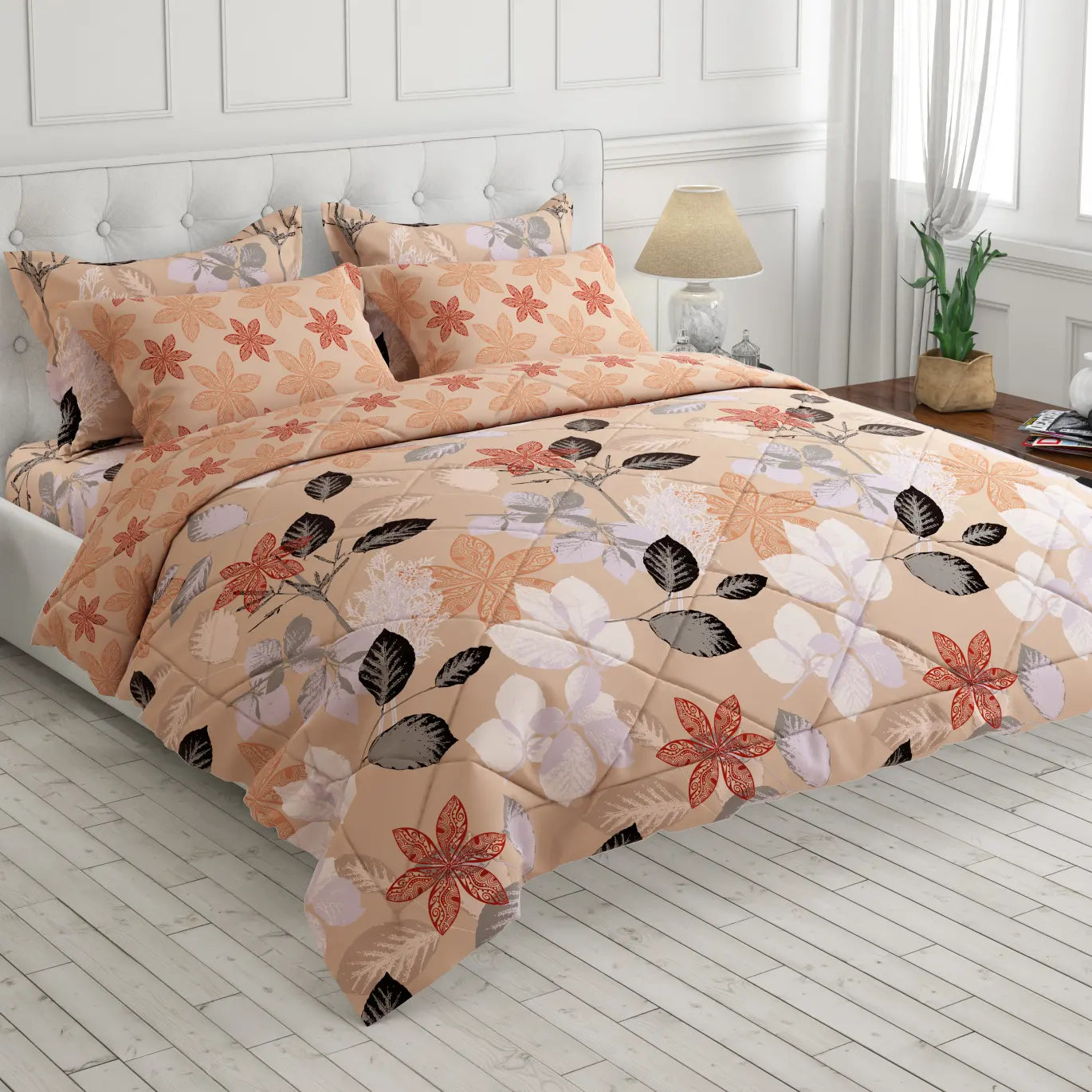 BEIGE NEST 6-Pcs Comforter set