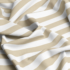 CLASSIC BEIGE STRIPE Sateen Bed Sheet Set