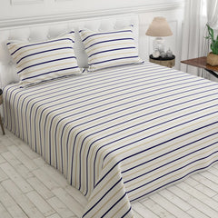 STRIPED Sateen Bed Sheet Set