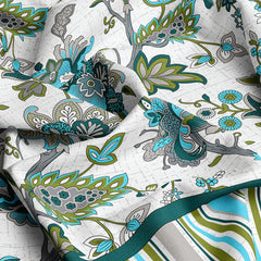 AQUA BLOOM XARA BED SHEET SET