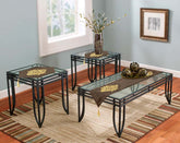 Velvet lazer 3pcs runner set (Chocolate Brown)