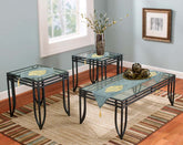 Velvet lazer 3pcs runner set (Light Grey)