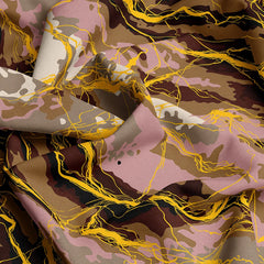 BRONZE MARBLE SATEEN BED SHEET SET