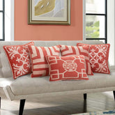 Pack of 5 cushion cover (baby pink)