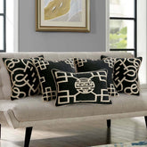 Pack of 5 cushion cover (Black)