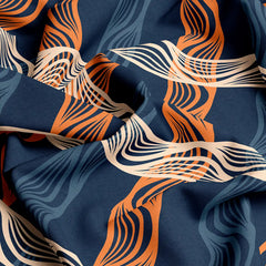 INDIGO SWIRL 6-Pcs Comforter Set