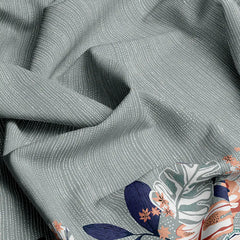 COASTAL FLORA SATEEN BED SHEET