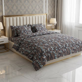 CHARCOAL GREY 6-Pcs Comforter Set