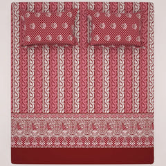ELEGANT CRIMSON Xara Bed Sheet Set