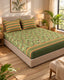 GREEN OVERLAY Xara Fitted Bed Sheet Set