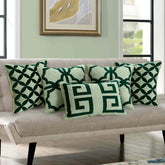 Pack of 5 cushion cover (Green)