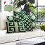 Pack of 5 cushion cover (Green)