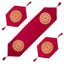 Velvet lazer 3pcs runner set (Shocking Pink)