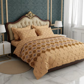 Latte Glow 6-Pcs Comforter Set