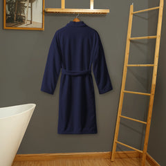 RHS Luxury Bathrobe (Shawl) Blue
