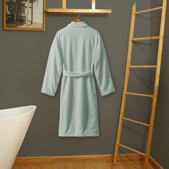 RHS Premium Bathrobe (Shawl) Aqua Pearl