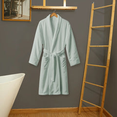 RHS Premium Bathrobe (Shawl) Aqua Pearl