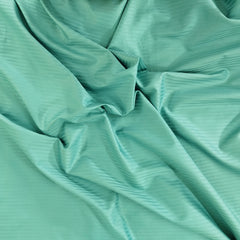 AQUA STRIPE COTTON SATIN BED SHEET