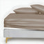 LIGHT COFFEE SILK BED SHEET