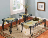 Velvet lazer 3pcs runner set (Offwhite)