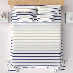 STRIPED Sateen Bed Sheet Set