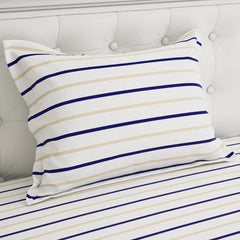 STRIPED Sateen Bed Sheet Set