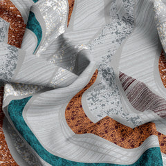 WAVE MOSAIC Sateen Bed Sheet Set