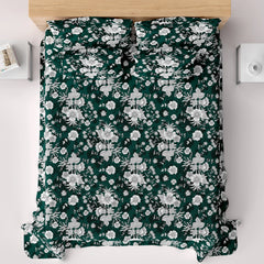 FOREST BLOOM SATEEN BED SHEET SET