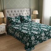 FOREST BLOOM SATEEN BED SHEET SET