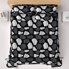 MONOCHROME MOOD SATEEN BED SHEET SET