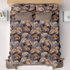 PALM SHADOW Sateen bedsheet