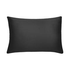 CHARCOAL BLACK SILK BED SHEET