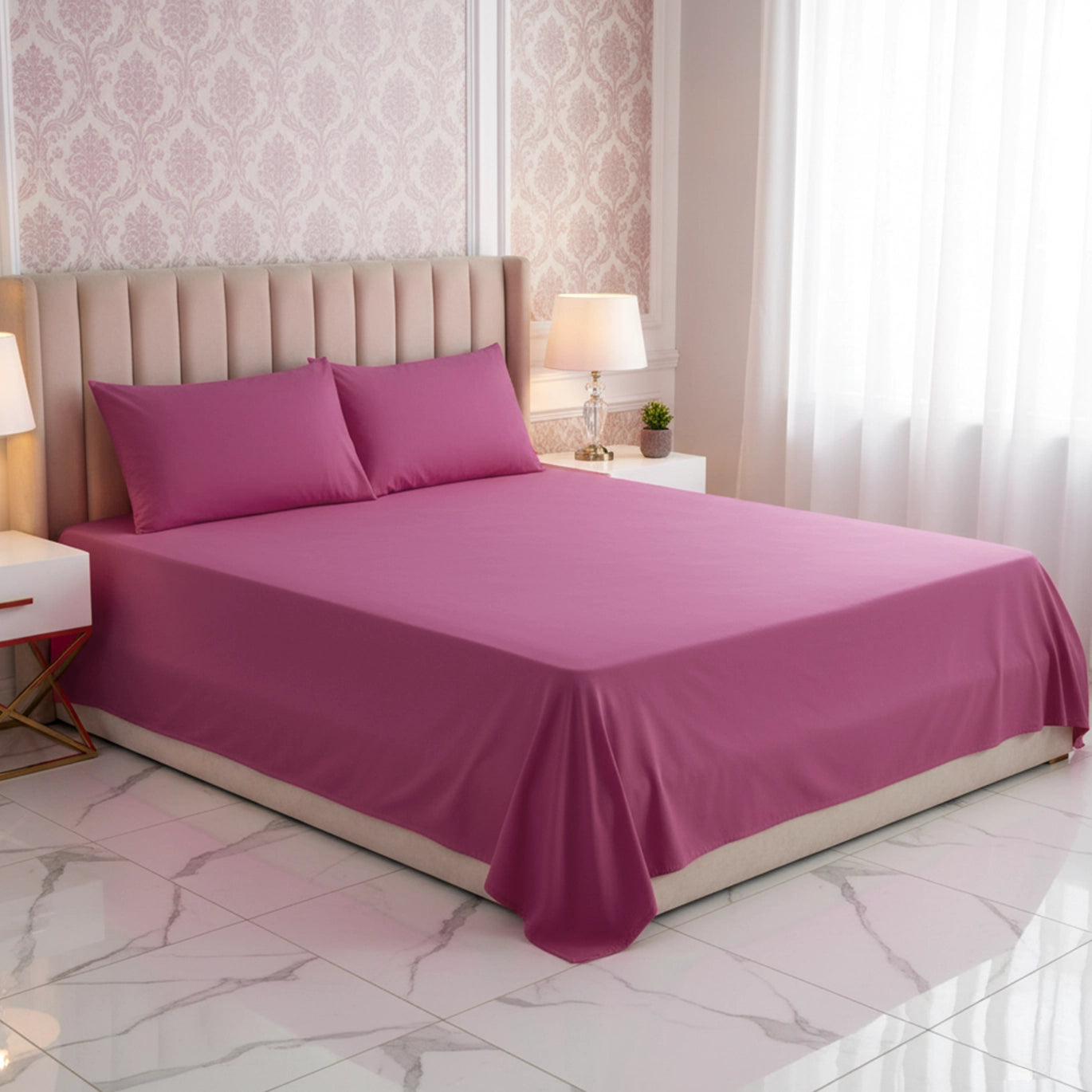 VIVID MICRO COTTON BED SHEET