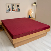 Water Proof Mattress Protector (Maroon)