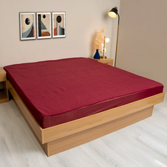 Water Proof Mattress Protector (Maroon)