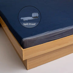 Water Proof Mattress Protector (Navy Blue)