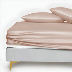 ROSE BLOOM SILK BED SHEET