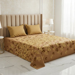 MOCHA LEAVES XARA BED SHEET SET