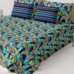 AQUA AND LIME FERN PRINT Xara Bed Sheet Set