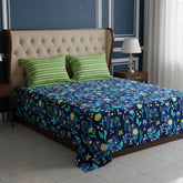 SAPPHIRE LEAF XARA BED SHEET SET