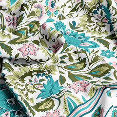 SEA FLORA Xara Fitted Bed Sheet Set
