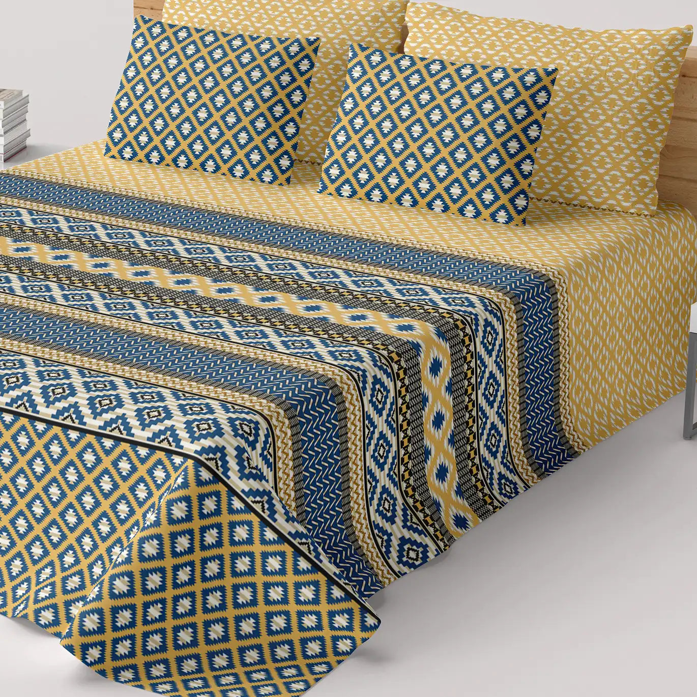 Xara Bed Sheet Set - 9047-48