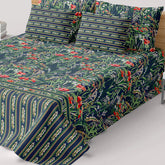 Xara Indigo Garden Bed Sheet Set