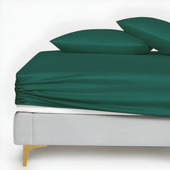 EMERALD GREEN BED SHEET