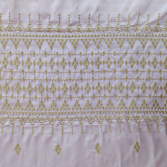 RHS 5 pcs Embroidered Bedsheet Set (Pink)