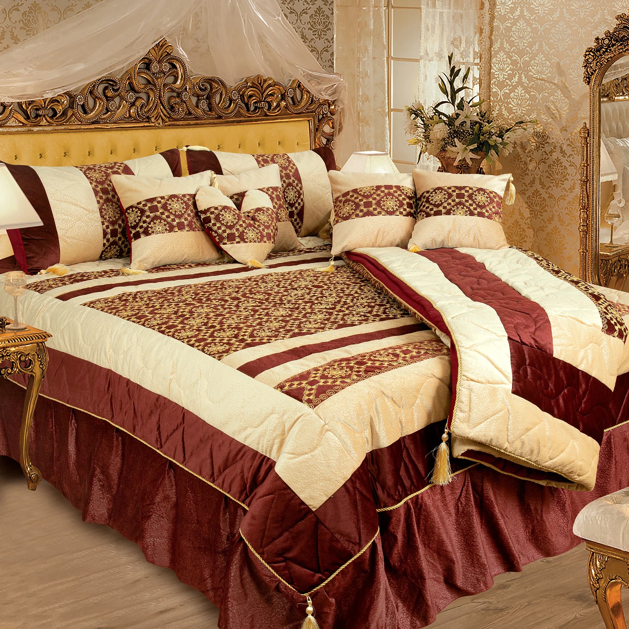 thumbnail image 2 of Luxury Satin Convert-a-Fit Fitted Waterbed Sheets - Available In All Sizes 2 of 11