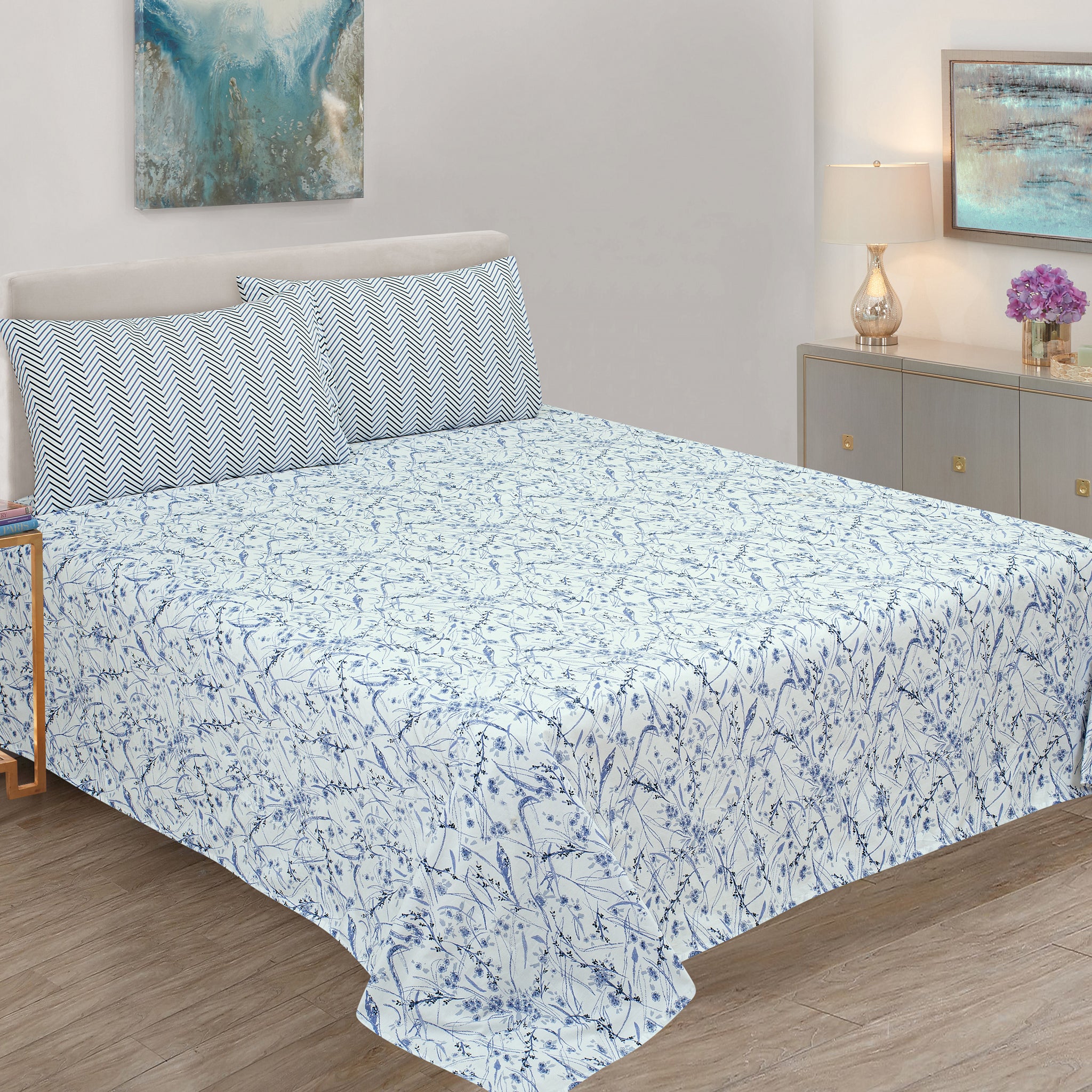 Luxury Cotton Percale Bedsheet (1004)