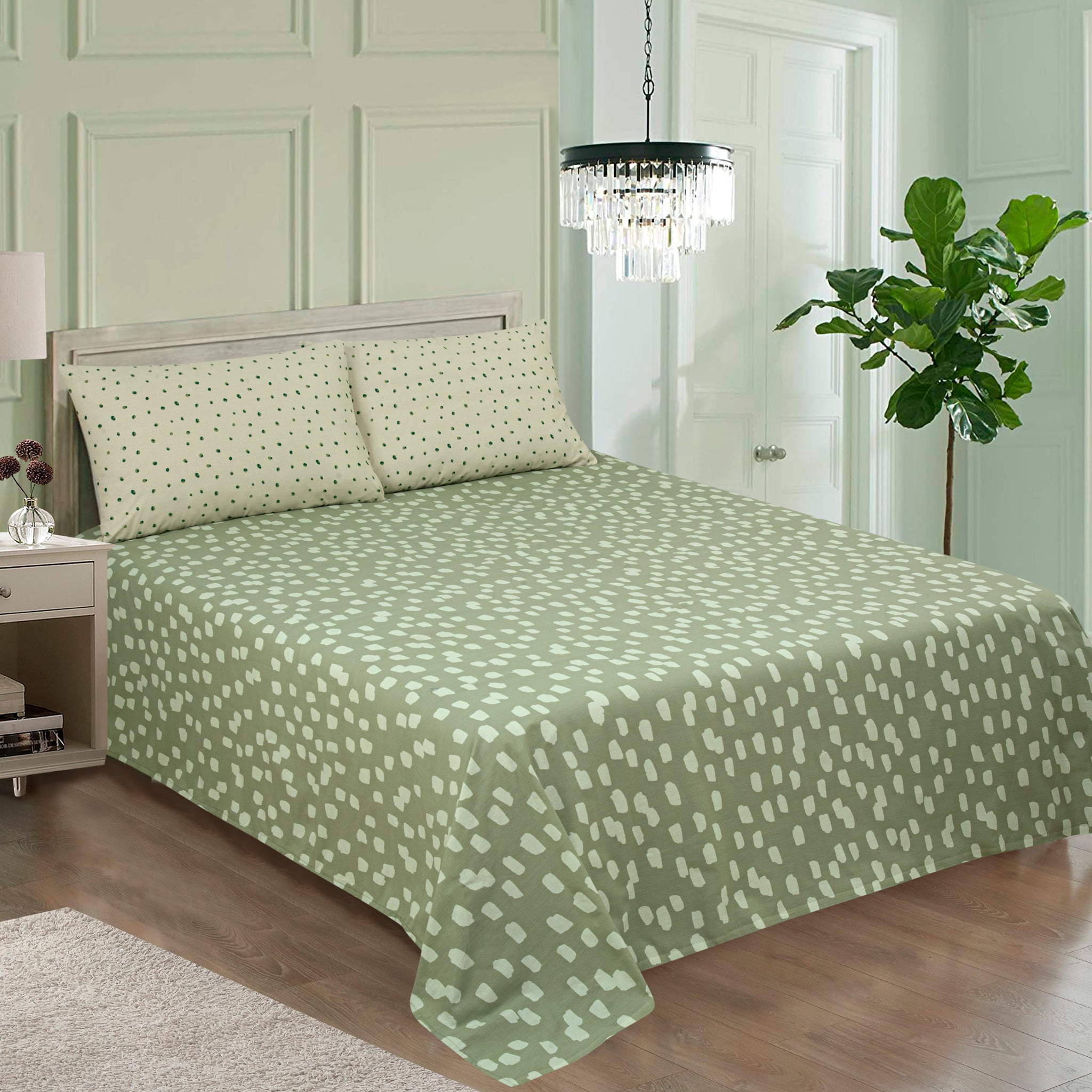 Cotton Percale bedsheet (1019)