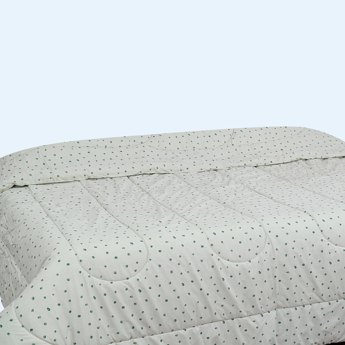 Cotton Percale King Comforter - 1019 Dotted